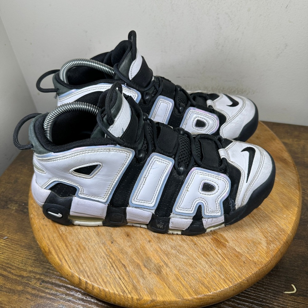 Nike Air More Uptempo 96 Mens 8.5 Black White Basketball Shoes DV0819-001